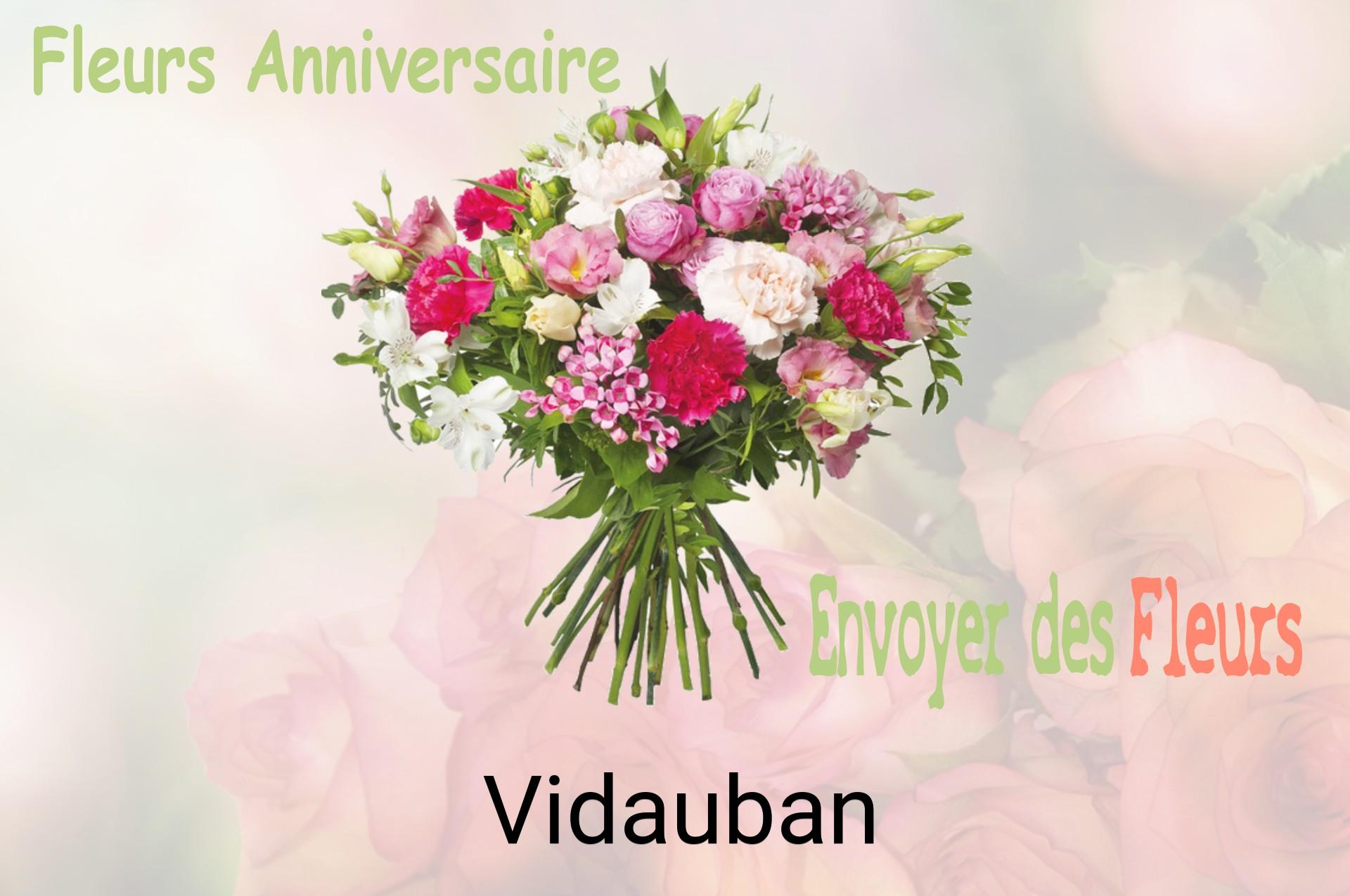 Bouquet de fleurs d’anniversaire livré à Vidauban